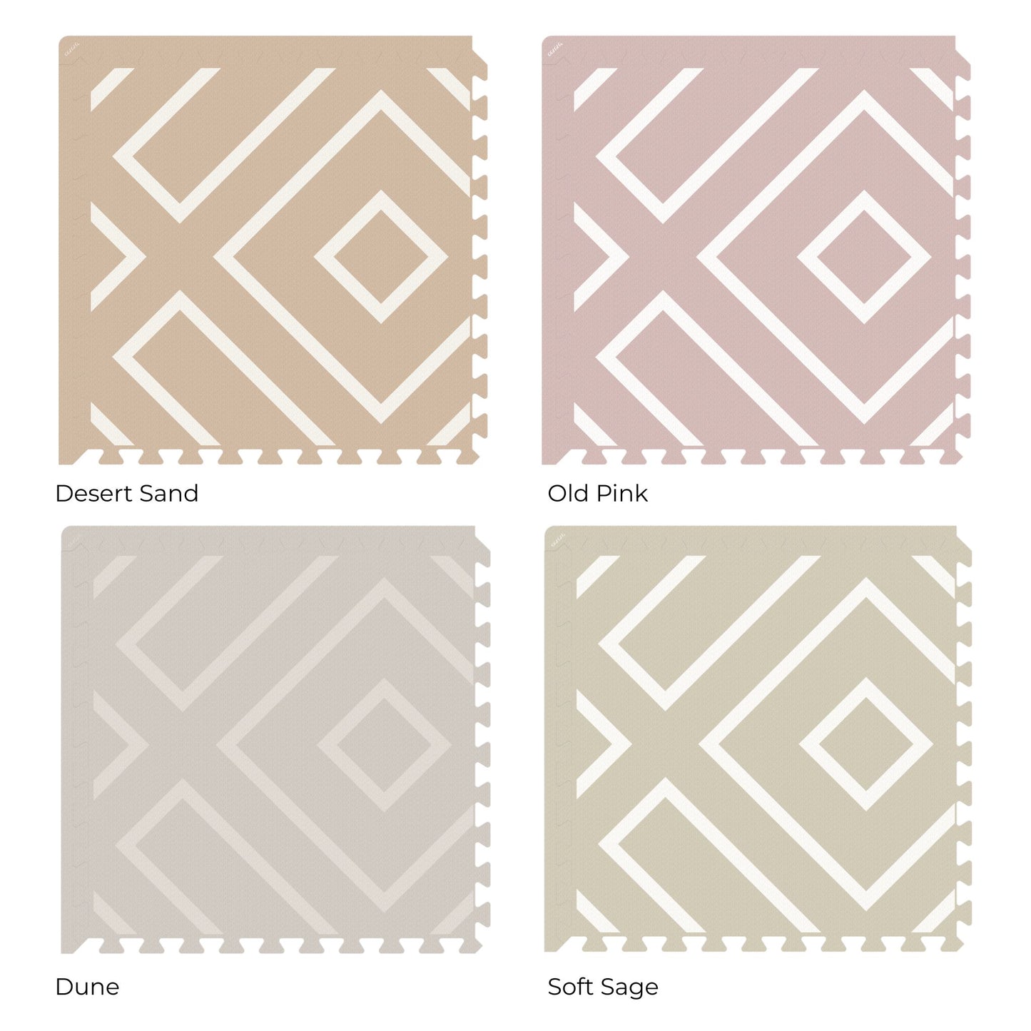 Modern Blocks - Desert sand - Playmat