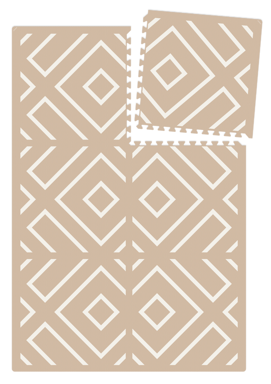 Modern Blocks - Desert sand - Playmat