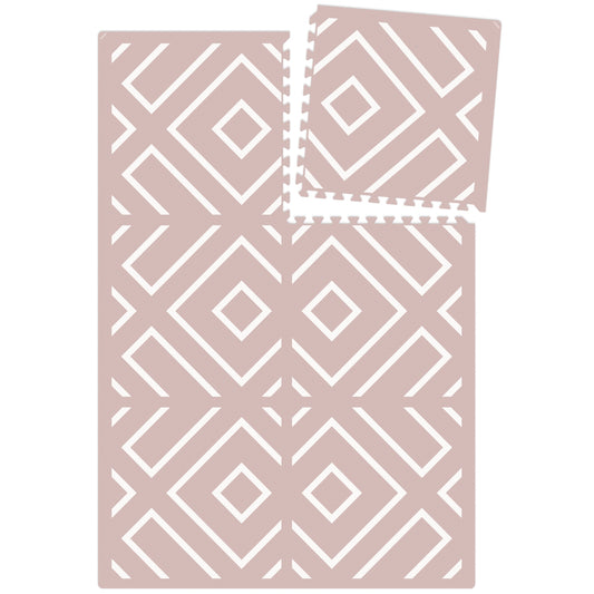 Modern Blocks - Old pink - Playmat