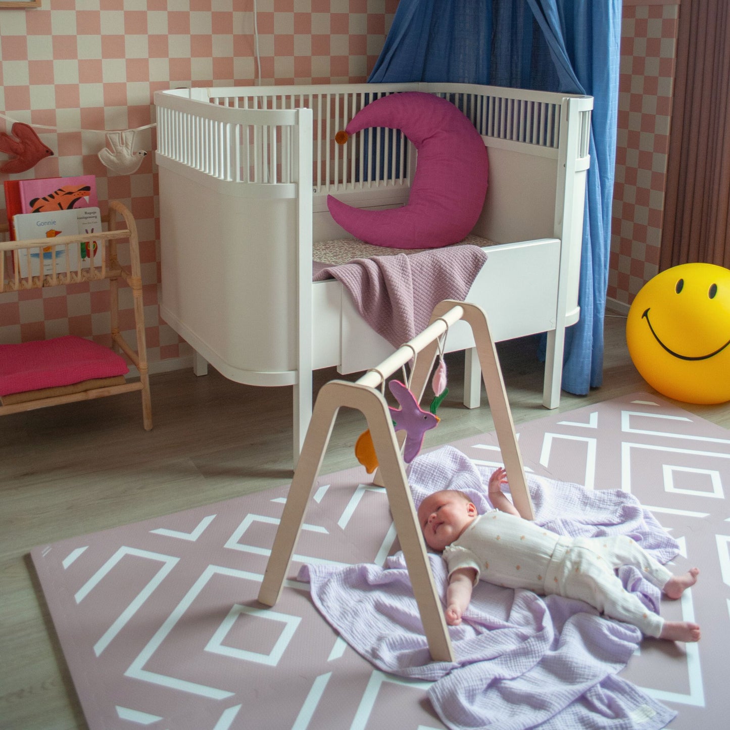 Modern Blocks - Old pink - Playmat