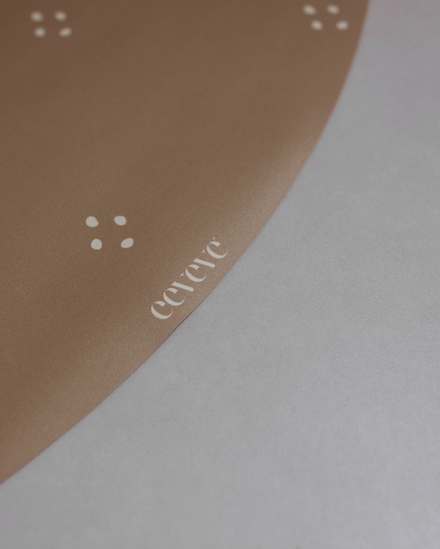 Dotted - Autumn gold - Splat mat