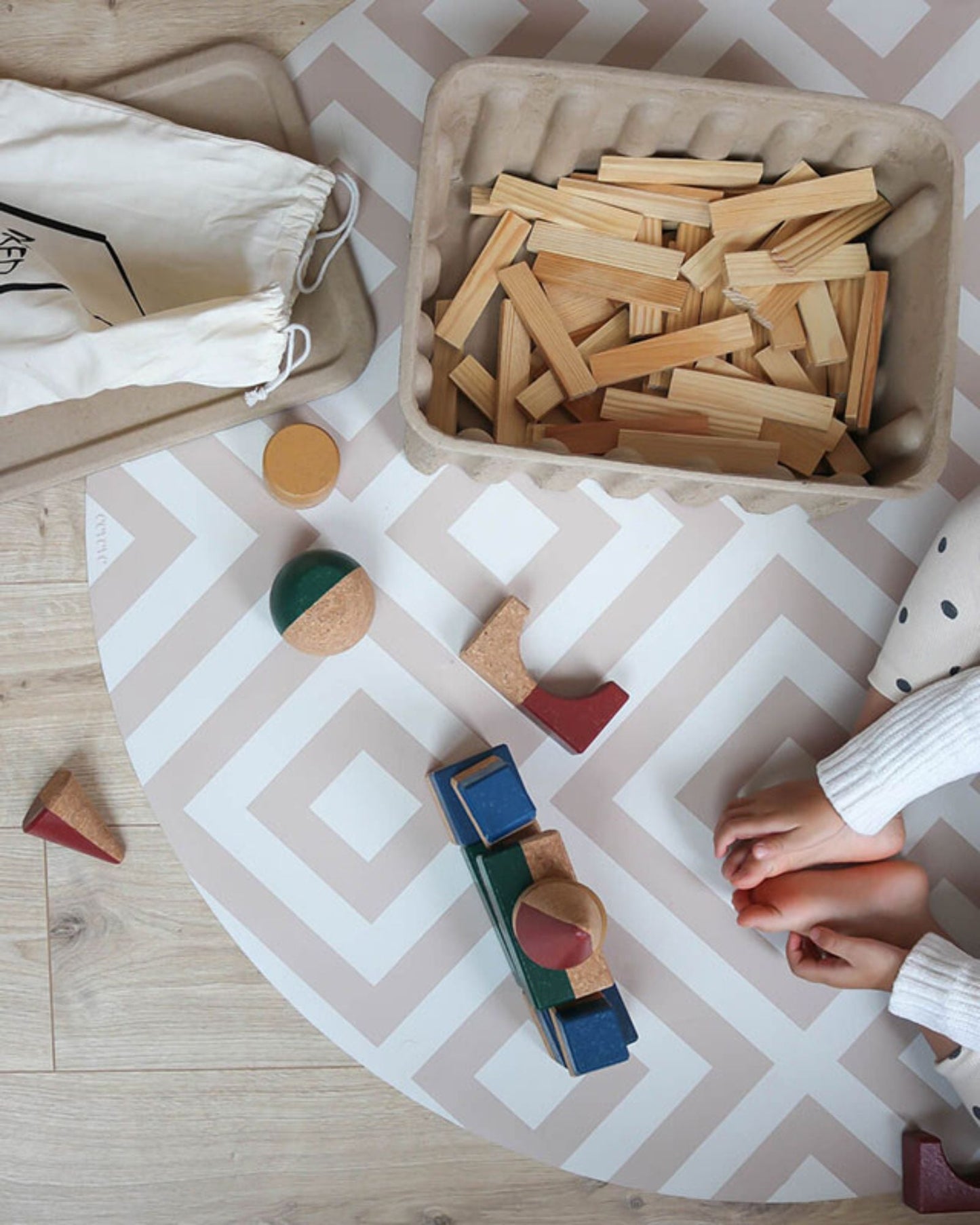 Modern Blocks - Splat mat